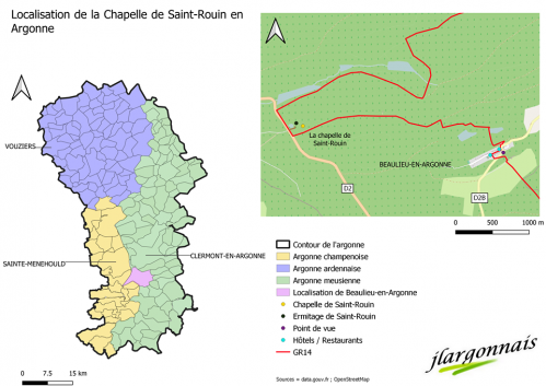 Carte beaulieu en argonne et saint rouin 2020 06