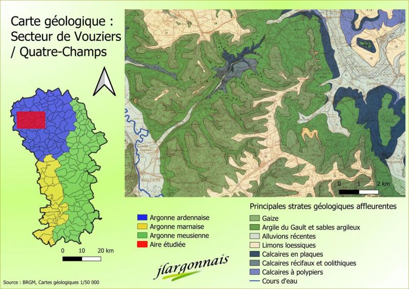 Carte geologique secteur vouziers 2021 05